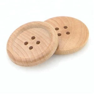 Low MOQ stock fancy sweater clothing wooden buttons for clothes