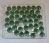Low price 16mm solid color glass marble Christmas deco glass balls