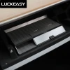 LUCKEASY Interior Accessories For Tesla Model3-2020 Car Central armrest Box Stowing Tidying Double Storey Non-Slip