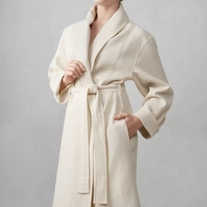 Luxury 5 Star Hotel Organic Cotton Waffle Weave Bathrobe quality shower robe bathrobe