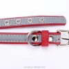 Luxury adjustable leather dog collar for sale
