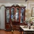 Import luxury antique Modern Living room dining room furniture 4 doors side wine cabinet from China