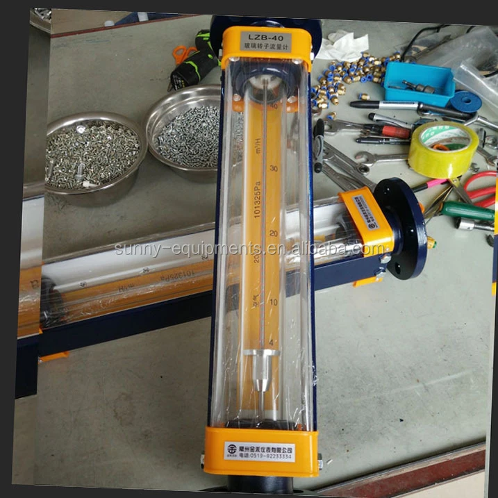 LZB series  Glass Rotameter Flow Meter / Glass Tube Rotameter Water Flowmeter , Gas Flowmeter