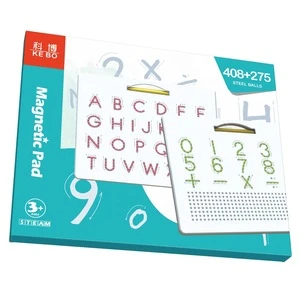 Magnetic drawing board alphabet and number magnetic toy for kids