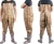 Import Man&#39;s waterproof camo bib pants warm fly fishing chest waders with rubber boots from China