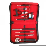 Manicure and Pedicure set 9 pcs Black Kit Premium Quality Manicure Pedicure Kit within a Beautiful Box