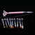 Import Manicure Set Wholesale High Quality Manicure Painting Brush Metal Handle 10PCS/Set Big diamond crystal Top Nail Art Painting Pen from China