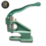 Manual hand press metal eyelet machine for paper leather