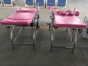 manual use medical bed for gynecology examination operation table