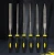 Import Manufacturer high quality 6pcs mini woodworking sanding tool needle file set from China
