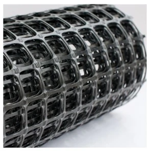 Manufacturer price 150 KN  biaxial polyester geogrid