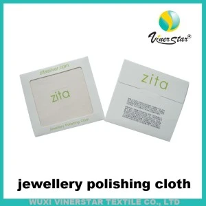 Manufacturer Supply Hot Sale Microfiber Jewelry Cleaner Cloth With Envelope Package