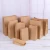Import Manufacturing fully automatic square bottom khaki paper bag with handle making machine for making food bread gift bag from China