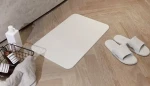 Marble texture diatomite bath mat Toilet White Digital Printing Anti Slip Absorbent Diatom Diatomite Diatomaceous Earth Bath Mat