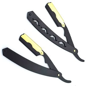 Matte Black Stainless Steel changeable blade Shaving Razor