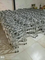 medical orthopedic crutch Folding Aluminum Alloy The walking aid