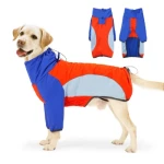 Medium Large-Sized Pet Dog Suit Cotton Jacket Waterproof Windproof Thickened Warm Clothing Apparel Garment Supplies Products Coat