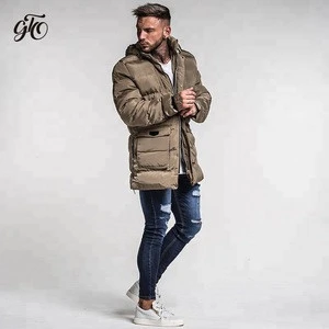 Men warmer cotton padding jacket male parka new fashion mens long winter jacket coat