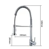 Merchants Day Hot And Cold Water Mixing Multi function Spring Pull High Quality Kitchen Faucet