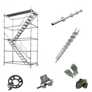 Metal Q345 steel concrete slab formwork ringlock scaffolding system and parts for building material construction