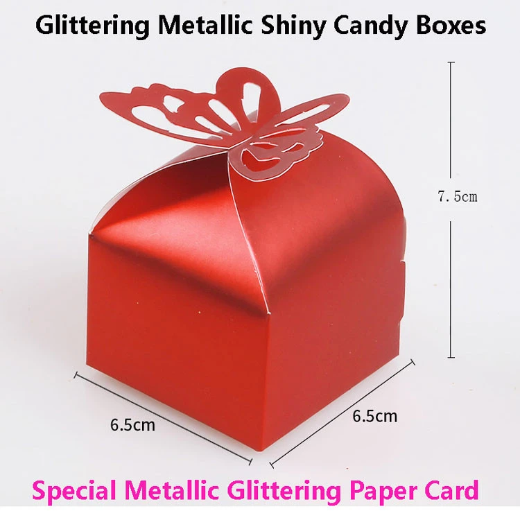 Metallic Shiny Pearl Paper Card Buckled Closure chocolate packaging box