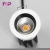 Import Mini COB LED downlight adjustable beam argle round focous light recessed downlight in trimless from China