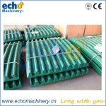 mining machinery spare parts fixed and swing jaw for primary crushing jaw crusher