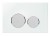 Import Mirrored gold glass dual flush plate with chrome button- fit for Geberit concealed cistern from China
