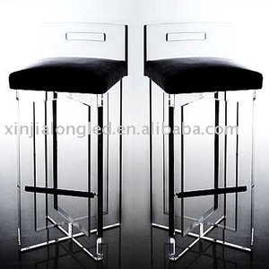 Modern and Elegant Lucite Bar Chair Acrylic Bar Chair Perspex Bar Stool