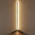 Import Modern bedroom nodic white remote RGB color changing corner light minimal vertical led standing floor lamp from China