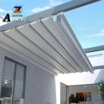 Modern Design Customised Outdoor Waterproof Folding Pergola Aluminium Pergola