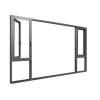Modern Design High Quality Online Technical Support Double Tempered Glass Aluminum Windows