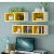 Import Modern fashionable wood wall shelf creative decoration frame on the wall living room bookcase bookshelf from China