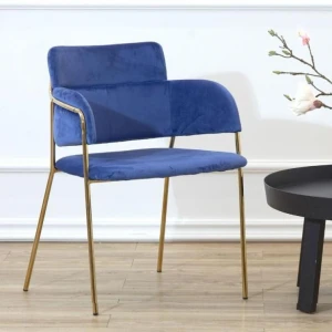 Modern High Back Dining Chair Fabric Dining Chair Dining Room Chair