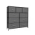 Import Modern home furniture brown mdf wooden chest 9 drawers chest tall clothing dresser from China