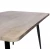Import Modern industrial metal base rectangle home kitchen wood top dining table set from China