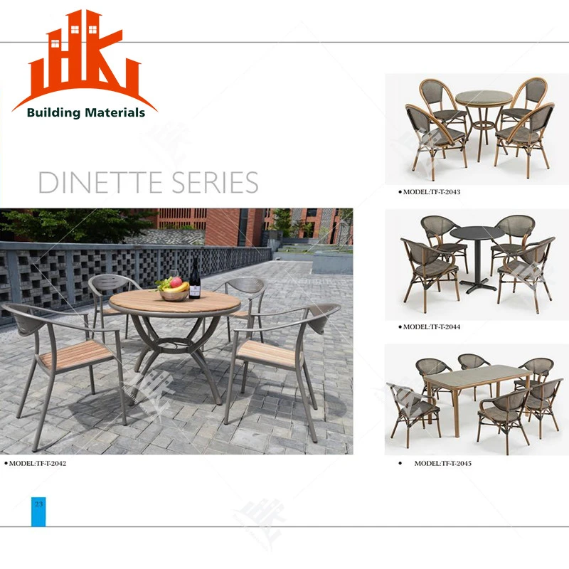 modern outdoor furniture 6 seater chair with patio table garden wpc dining sets patio furniture set outdoor