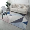 Modern Simple Natural Design custom European Style  Velvet Crystal Printed anti-slip Carpet for Living Room