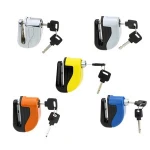 Motorcycle Bike Disc Brake Alarm Lock Bicycle Fixed Anti Theft Security Lock Electric Bike Scooter Wheel Disc Brake Alarm Lock
