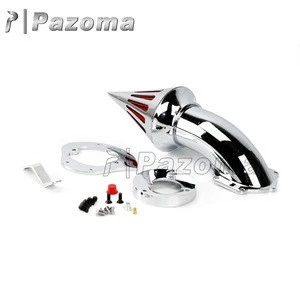 Motorcycle Part Chrome Spike Air Cleaner Filter Kit Motorcycle Air Cleaner For Honda VTX 1300 All Years Motorcycle Air Cleaner