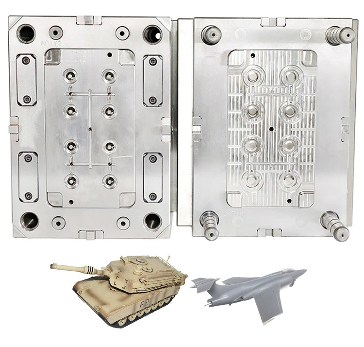 mouldings supplier manufacturer moulded small quantity shell mould plastic model kits military injection mold