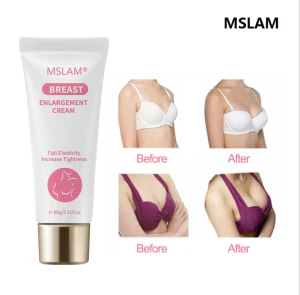 MSLAM LADY Breast Boobs Care lotion Firming Gels Coconut Rose Essential Oil Enhancement Cream