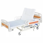 mulit Function Foldable Metal Clinic Furniture Medical Nursing Patient Adjustable Manual Hospital Bed