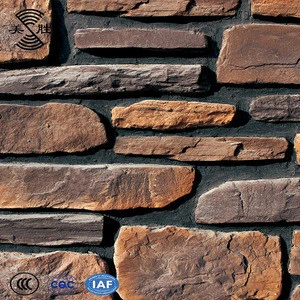 Multi color stacked wall decoration covering stone slate artificial culture stone