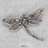Multi Colors crystal dragonfly strong magnetic brooch