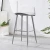 Import Multi colors metal frame pp plastic low back modern bar stool chair from China