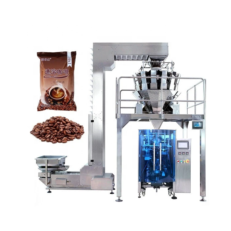 Multi-function automatic coffee beans peanuts nut weighing and packing machine with servo motor high precision filling