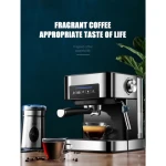 Multi-Functional Concentrated Bean Grinding Pressure Espresso Machine for Hotels Luxury Double boiler Electric Coffee Machine