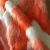 Import Multicolor Jacquard Long Hair Artificial Fur Fabric for Winter Women Coat Orange Fake Fur from China