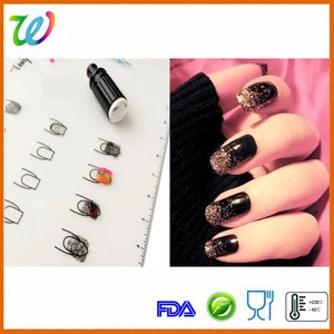 Multifunctional silicone decoration nail art pad